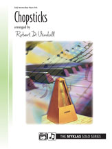 Chopsticks Theme and Variations piano sheet music cover